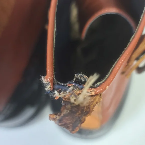 Vivienne Westwood Men's Lace Up Leather Brogue Rain Boots Size 7.5 (40 EU) - Picture 9 of 16